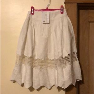Broderie Midi Skirt